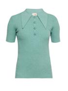Matchesfashion.com Joostricot - Ribbed Knit Polo Shirt - Womens - Green