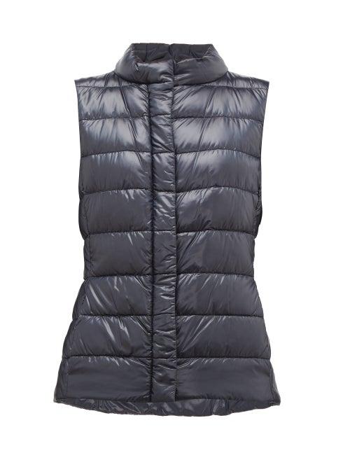 Matchesfashion.com Herno - Giulia Quilted Down Gilet - Womens - Navy