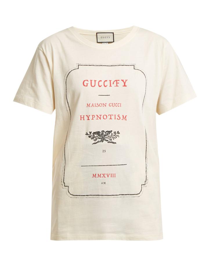 Guccify-print Cotton T-shirt