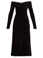 Matchesfashion.com Maria Lucia Hohan - Elaina Sequinned Dress - Womens - Black