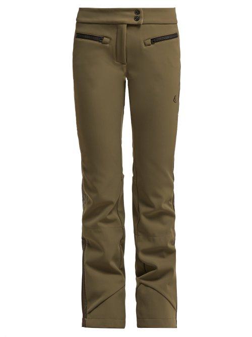 Matchesfashion.com Capranea - Jet Side Striped Ski Trousers - Womens - Khaki