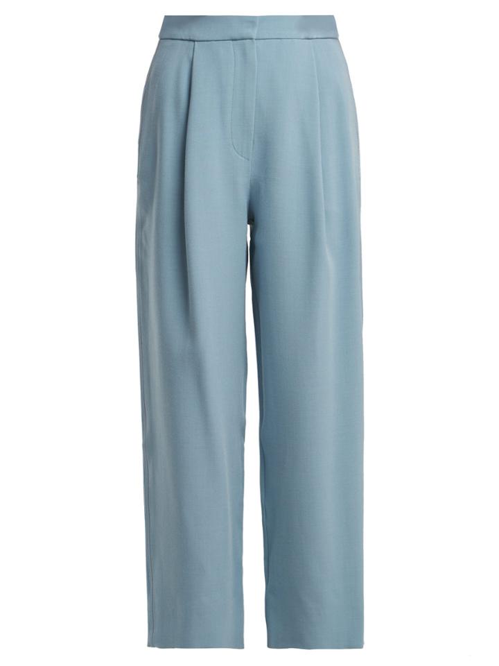 Roksanda Radella Cropped Wide-leg Trousers