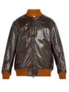 Matchesfashion.com Needles - Faux Leather Bomber Jacket - Mens - Brown