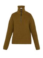 Matchesfashion.com Acne Studios - Kellan Cotton Blend Sweater - Mens - Green