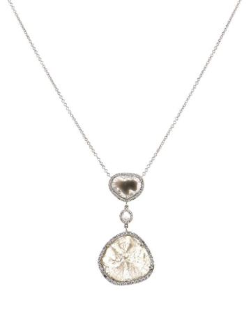 Susan Foster Diamond Slice & White-gold Necklace