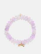 Sydney Evan - Rainbow Amethyst, Sapphire & 14kt Gold Bracelet - Womens - Purple Multi