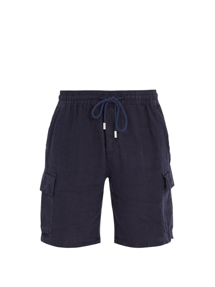 Vilebrequin Baie Drawstring Linen Shorts