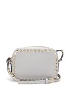Matchesfashion.com Valentino Garavani - Rockstud Leather Cross-body Bag - Womens - Grey