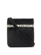 Matchesfashion.com A.p.c. - Repeat Logo-trim Padded-nylon Cross-body Bag - Mens - Black