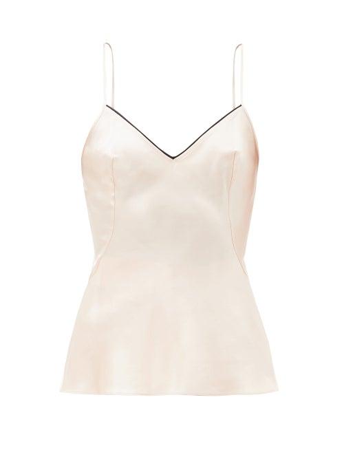 Ladies Lingerie Agent Provocateur - Classic Silk-satin Camisole - Womens - Light Pink
