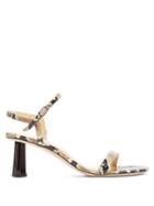Matchesfashion.com By Far - Magnolia Snake Effect Leather Sandals - Womens - Python