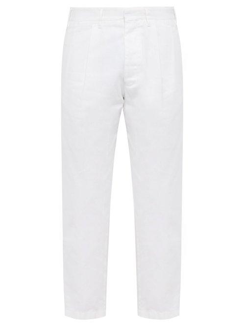 Matchesfashion.com The Gigi - Tonga Cotton Twill Trousers - Mens - White