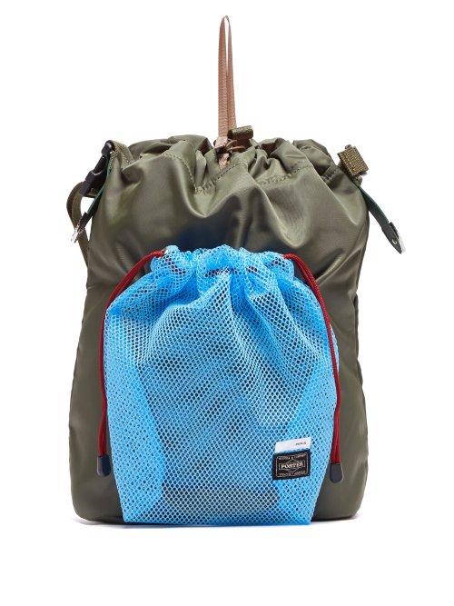 Matchesfashion.com Toga - X Porter Nylon Tote Bag - Womens - Khaki