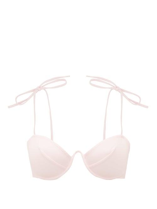 Matchesfashion.com Araks - Myriam Underwired Bikini Top - Womens - Light Pink