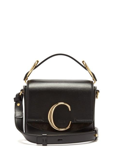 Matchesfashion.com Chlo - The C Mini Leather Cross-body Bag - Womens - Black