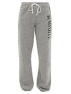 Matchesfashion.com Rodarte - Radarte-print Fleeceback-jersey Track Pants - Womens - Grey