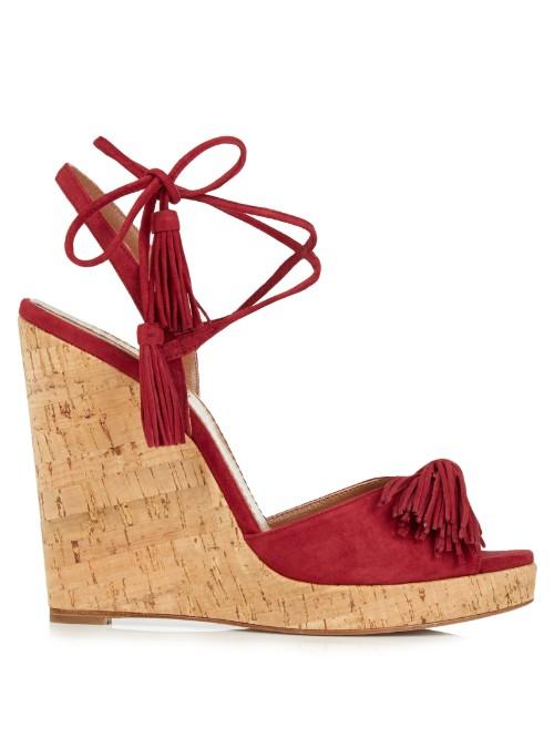 Aquazzura Wild One Wedge Sandals
