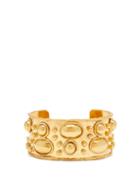 Matchesfashion.com Sylvia Toledano - Embellished Brass Cuff - Womens - Gold
