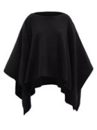 Joseph - Boat-neck Cashmere Poncho - Womens - Black