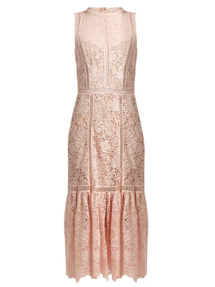 Rebecca Taylor Arella Open-back Cotton-lace Dress