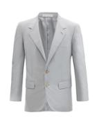 Matchesfashion.com Umit Benan B+ - Richard Single-breasted Silk-twill Suit Jacket - Mens - Light Blue