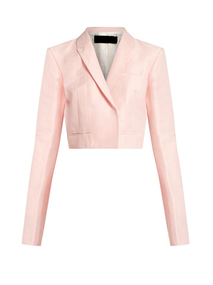 Haider Ackermann Mercure Linen-blend Cropped Jacket