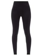 Ladies Lingerie Falke - Seamless High-rise Technical Leggings - Womens - Navy