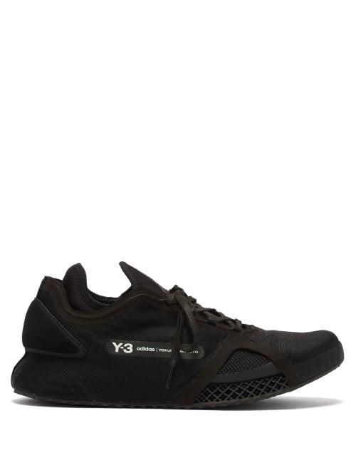 Matchesfashion.com Y-3 - Runner 4d Io Mesh Trainers - Mens - Black