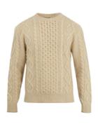 Polo Ralph Lauren Aran-knit Wool-blend Sweater