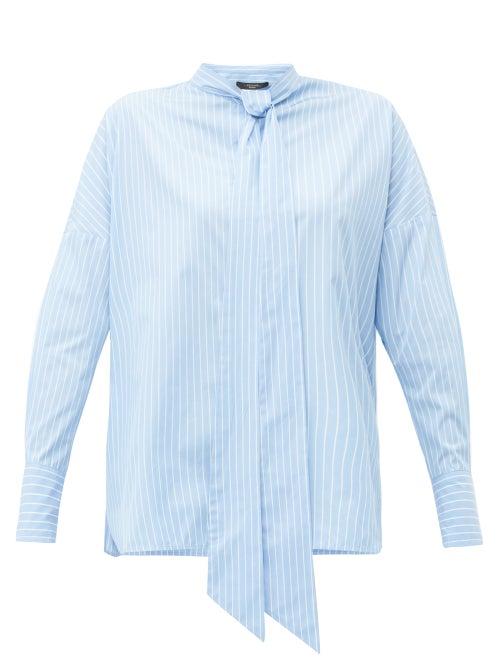 Matchesfashion.com Weekend Max Mara - Marus Shirt - Womens - Light Blue