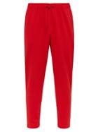 Matchesfashion.com Burberry - Icon Striped Technical Jersey Track Pants - Mens - Red