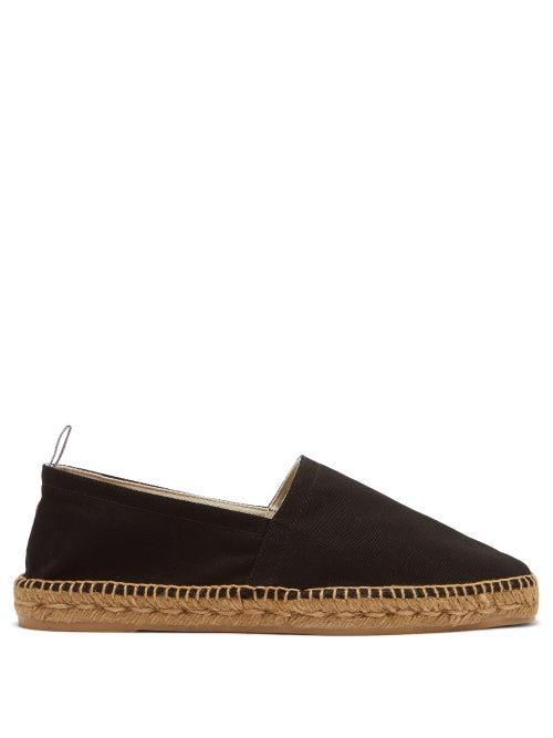 Matchesfashion.com Castaer - Pablo Canvas And Jute Espadrilles - Mens - Black