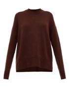 Matchesfashion.com Jil Sander - Dropped-sleeve Cashmere Sweater - Womens - Brown
