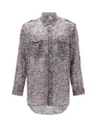 Matchesfashion.com Isabel Marant - Neton Floral-print Cotton-voile Shirt - Mens - Multi