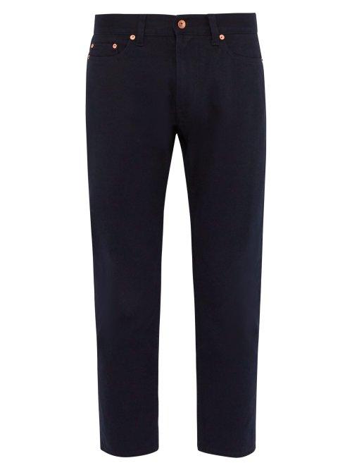 Matchesfashion.com President's - Icarus Mid Rise Straight Leg Jeans - Mens - Denim