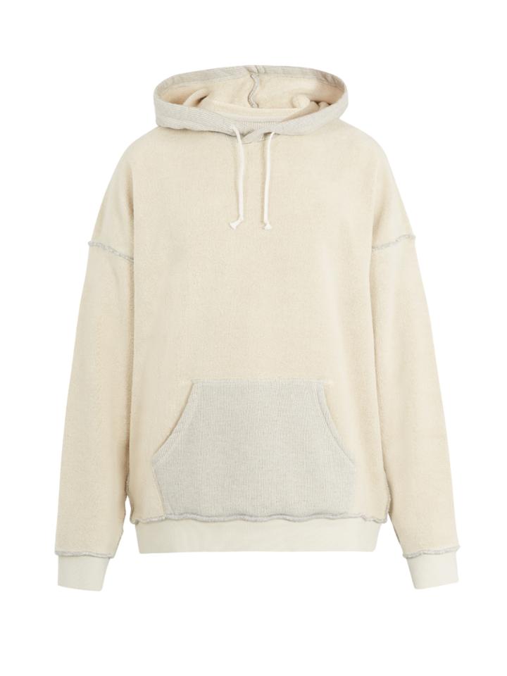 Maison Margiela Reversible Cotton Terry-towelling Sweatshirt