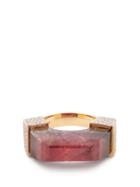Jade Jagger Diamond, Tourmaline & Yellow-gold Ring