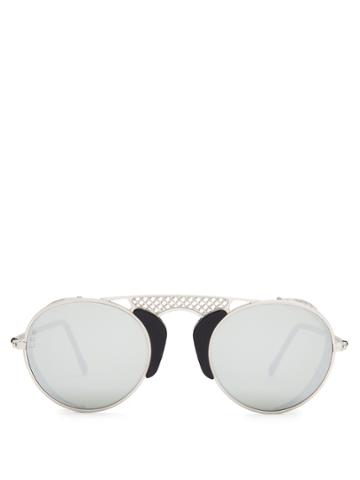 L.g.r Sunglassses Albatros Round-frame Metal Sunglasses