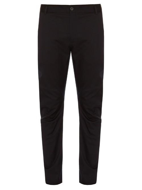 Lanvin Slim-leg Wool-blend Biker Trousers