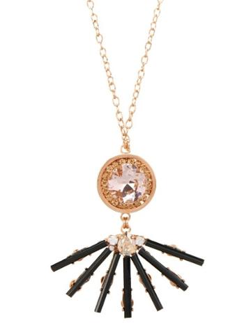 Vickisarge Cosmos Crystal Gold-plated Necklace