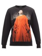 Matchesfashion.com Undercover - Tilda Swinton Suspiria Print Cotton Sweatshirt - Womens - Black Multi