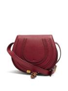 Matchesfashion.com Chlo - Marcie Mini Leather Cross-body Bag - Womens - Dark Red
