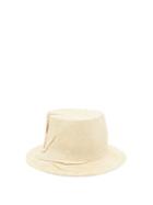 Matchesfashion.com Reinhard Plank Hats - Crushed Woven Bucket Hat - Womens - Beige