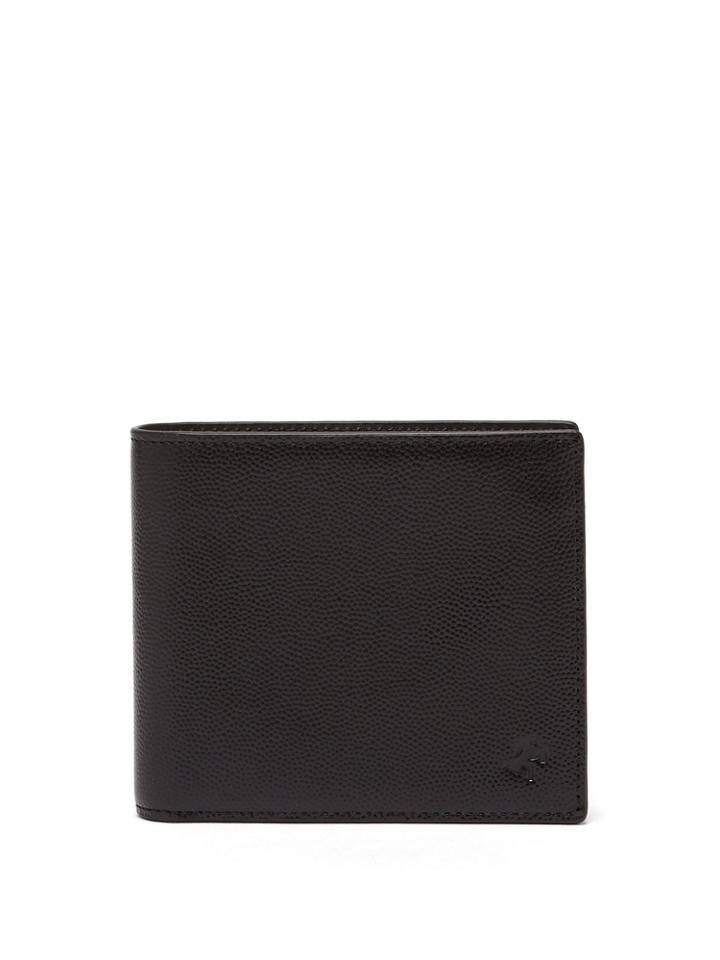 Want Les Essentiels Benin Pebble-grain Leather Bi-fold Wallet