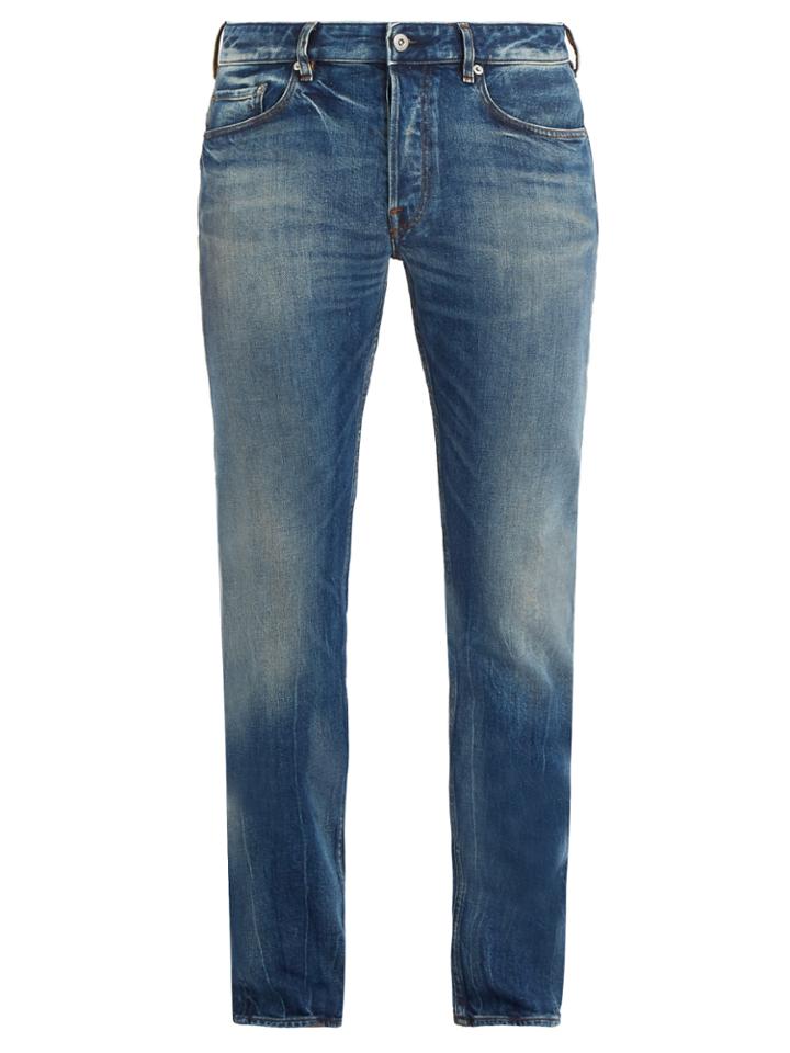 Stone Island Slim-fit Washed Jeans