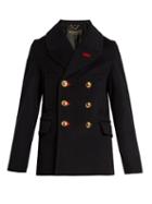 Burberry Double-breasted Wool-blend Pea Coat
