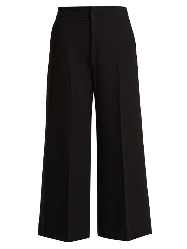 Roland Mouret Costello High-rise Wool Culottes