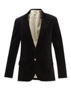 Nick Fouquet - Tristano Single-breasted Cotton-velvet Jacket - Mens - Black
