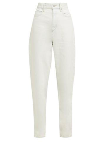 Matchesfashion.com Isabel Marant Toile - Corsy High Rise Straight Leg Jeans - Womens - Light Blue