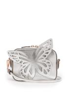 Matchesfashion.com Sophia Webster - Brooke Butterfly Appliqud Cross Body Bag - Womens - Silver